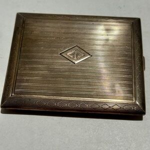 Vintage Art Deco Elgin Sterling Silver Cigarette Case
Made in the USA